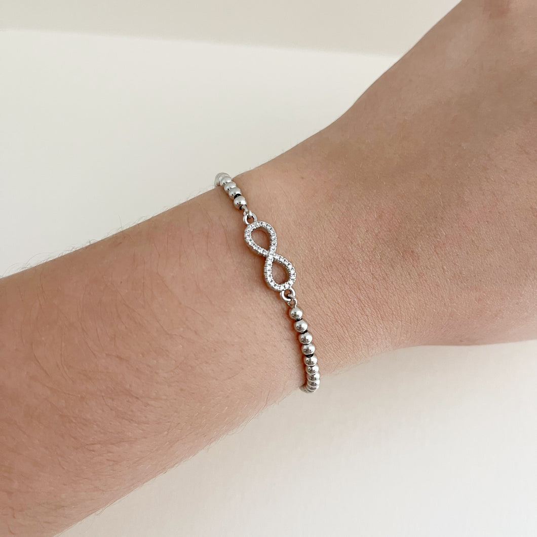 Pulsera ajustable infinito